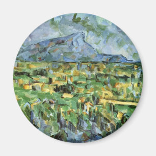 Mont Sainte-Victoire von Paul Cézanne (beste Quali Magnet