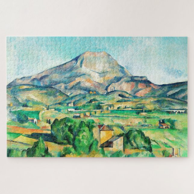 Mont Sainte-Victoire von Paul Cezanne Puzzle (Horizontal)