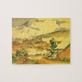 Mont Sainte Victoire von Paul Cezanne, Vintag Art Puzzle