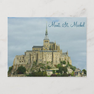 Mont Sint Michel Unesco Heritage, Frankreich Postkarte