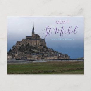 Mont St. Michel Frankreich Postkarte Festung Norma