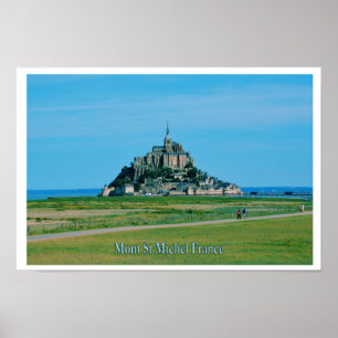 MONT ST. MICHEL ISLAND FRANCE WOW POSTER