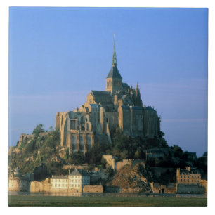 Mont St Michel, Manche, Normandie, Frankreich Fliese