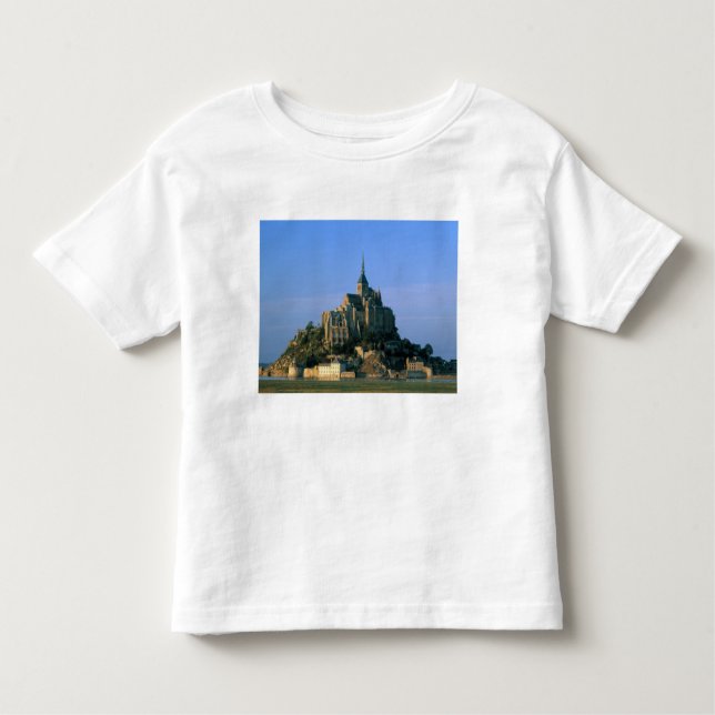 Mont St Michel, Manche, Normandie, Frankreich Kleinkind T-shirt (Vorderseite)