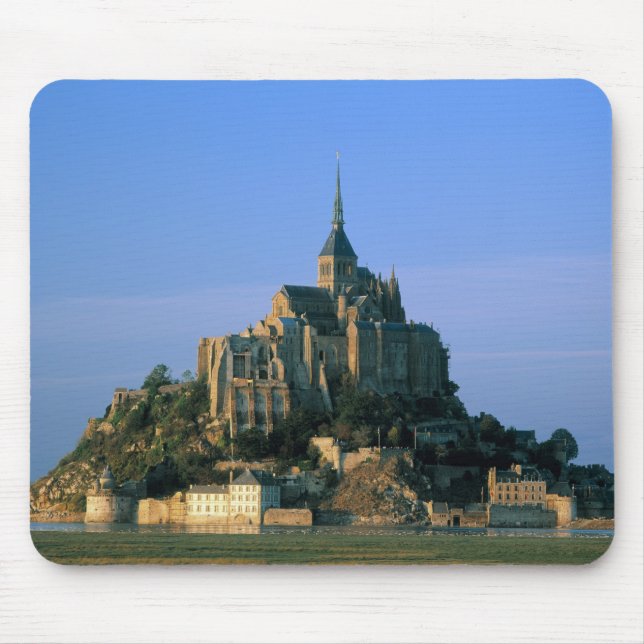 Mont St Michel, Manche, Normandie, Frankreich Mousepad (Vorne)