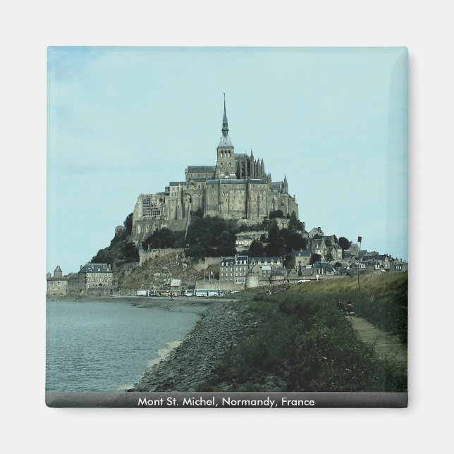 Mont St. Michel, Normandie, Frankreich Magnet (Vorne)
