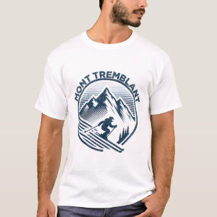 Mont Tremblant Canda Ski Resort Winterski Queb T-Shirt