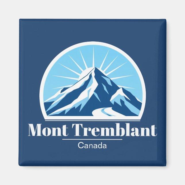Mont Tremblant Kanada Geschenk Souvenir Magnet (Vorne)