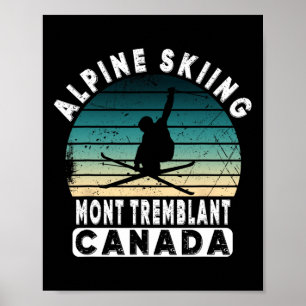 Mont Tremblant Kanada Skigebiet Quebec Skifahren S Poster
