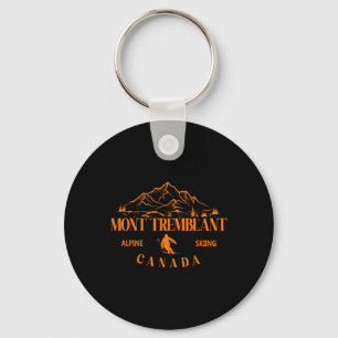 Mont Tremblant Kanada Skigebiet Quebec Skifahren S Schlüsselanhänger