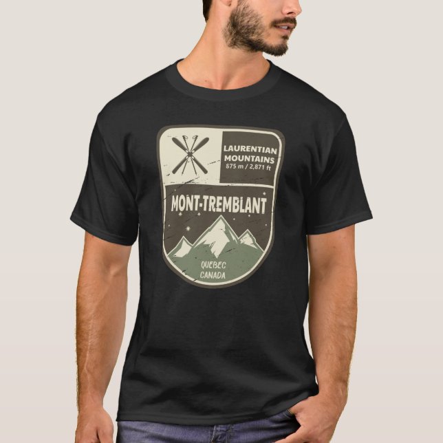 Mont-Tremblant Laurentian Mountains Kanada T-Shirt (Vorderseite)