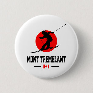 Mont Tremblant Québec Canada Ski Resort Skiing Sou Button