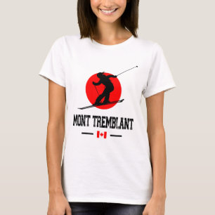 Mont Tremblant Québec Canada Ski Resort Skiing Sou T-Shirt