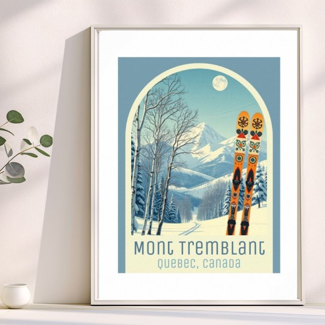 Mont Tremblant Quebec Canada ski vacation Poster (Von Creator hochgeladen)
