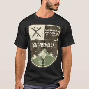 Mont Tremblant Quebec Kanada Vintag Zip T-Shirt