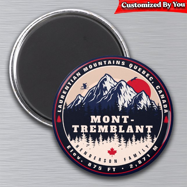 Mont-Tremblant Quebec Laurentian Mountains Canada Magnet (Von Creator hochgeladen)