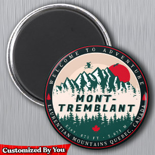 Mont-Tremblant Quebec Laurentian Mountains Kanada Magnet