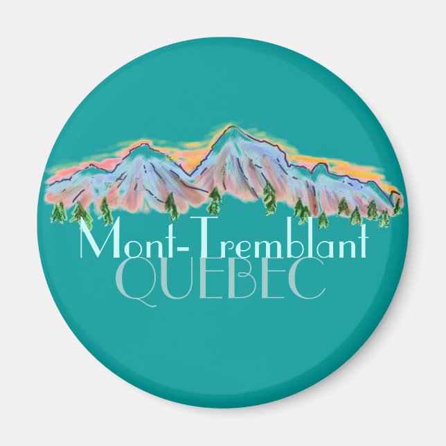 Mont Tremblant Quebec-Magnet Magnet (Vorne)