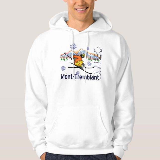 Mont Tremblant Quebec Ski Hoodie (Vorderseite)