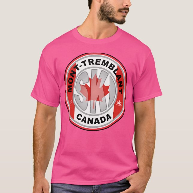 Mont Tremblant Ski Canada Active T-Shirt (Vorderseite)