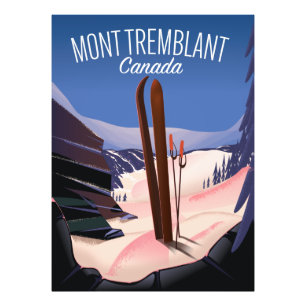 Mont Tremblant Ski Canada Fotodruck