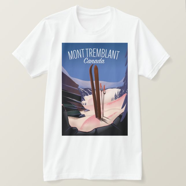 Mont Tremblant Ski Canada T-Shirt (Design vorne)