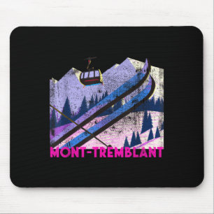 Mont-Tremblant-Ski - im Vintage-Stil Mont-Tremblan Mousepad