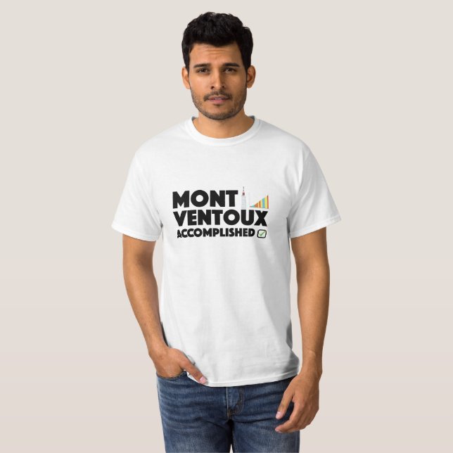 Mont Ventoux erreichtes T-Shirt (Vorne ganz)
