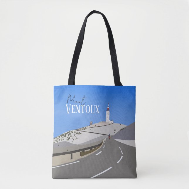 Mont Ventoux, handgezogen, Fahrrad, Straßenrad (Vorderseite)