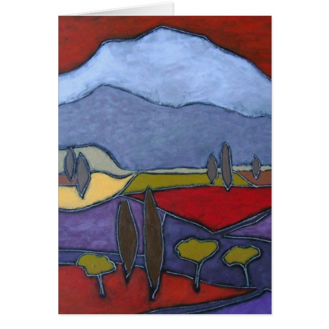 Mont Ventoux I Kunst-Karte (Vorne)