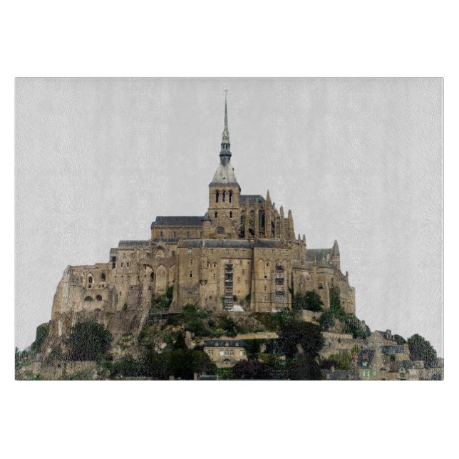 Mont von St. Michel Schneidebrett (Vorderseite)