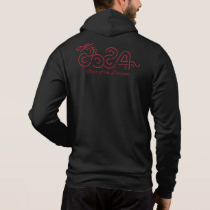 Montag: 2024 Jahr des Drachen Hoodie