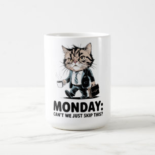 Montag Bürokraten Kaffeetasse