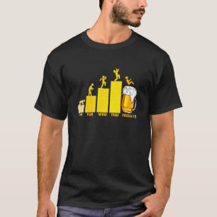 Montag Dienstag Donnerstag Freitag Funny Bee T-Shirt