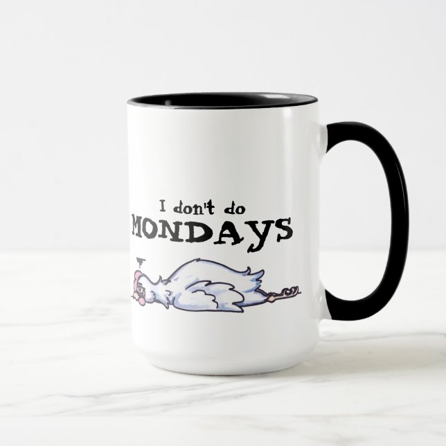 Montag-Huhn-Tasse Tasse (Rechts)