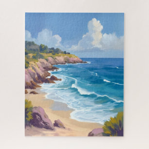 Montag in Malibu Strandklippen CA Reise Puzzle