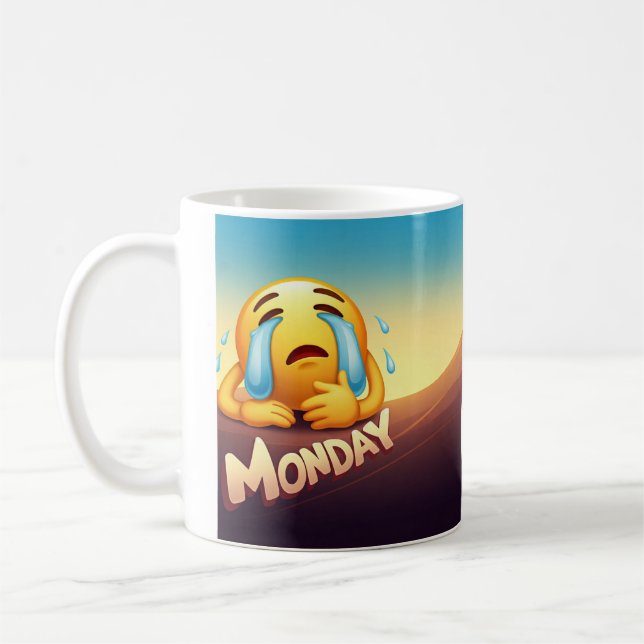 Montag kann schwer sein kaffeetasse (Links)