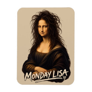 Montag Lisa Lustige Renaissance-Kunst Magnet