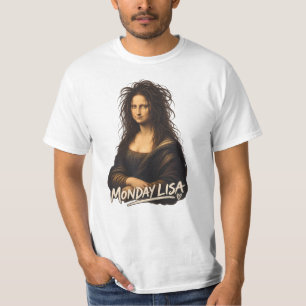 Montag Lisa Lustige Renaissance-Kunst T-Shirt