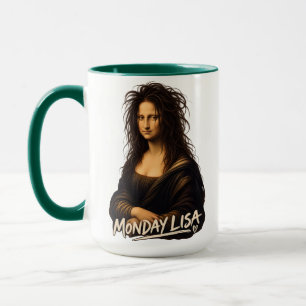 Montag Lisa Lustige Renaissance-Kunst Tasse