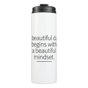 Montag Mindset Motivation Inspiration Art Thermosbecher