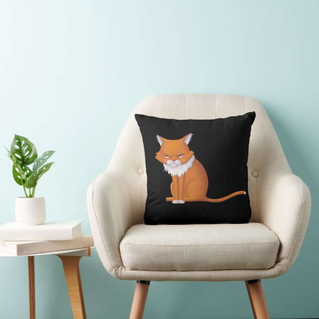 Montag Morgen Katzengefecht Kissen (Stuhl )