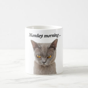 Montag Morgen wütend Kaffeetasse