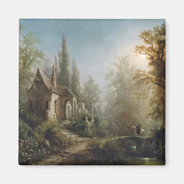 Montag Nacht über Kapelle und Reiter Magnet (Vorne)