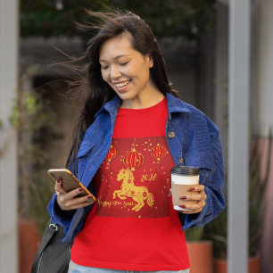 Montag, neues Jahr 2026 Jahr des Pferdes T-Shirt