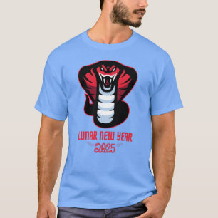 Montag Neujahr 2025 Jahr der Schlange T-Shirt