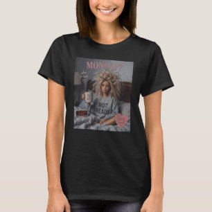 Montag? Sie hat's versucht – Lustiger müder Mädche T-Shirt