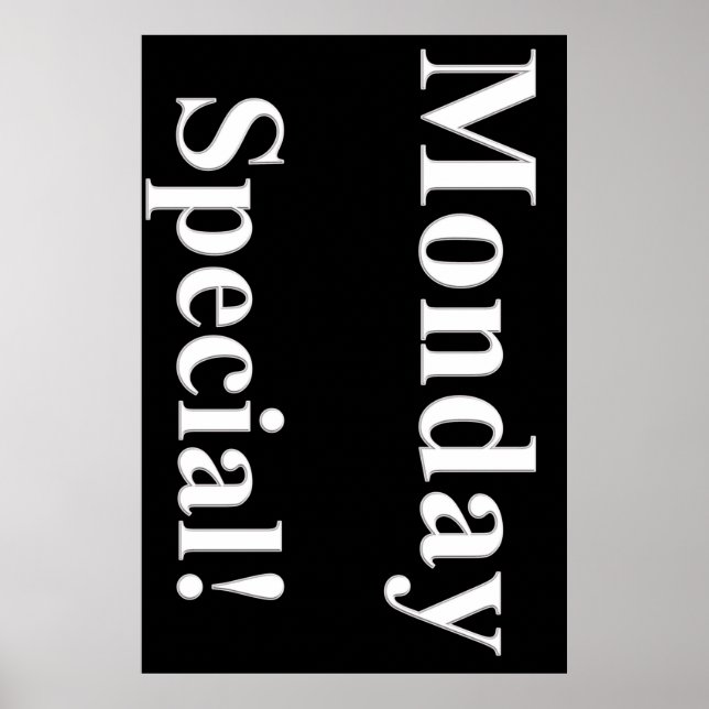 Montag Special Beauty Salon Poster (Vorne)