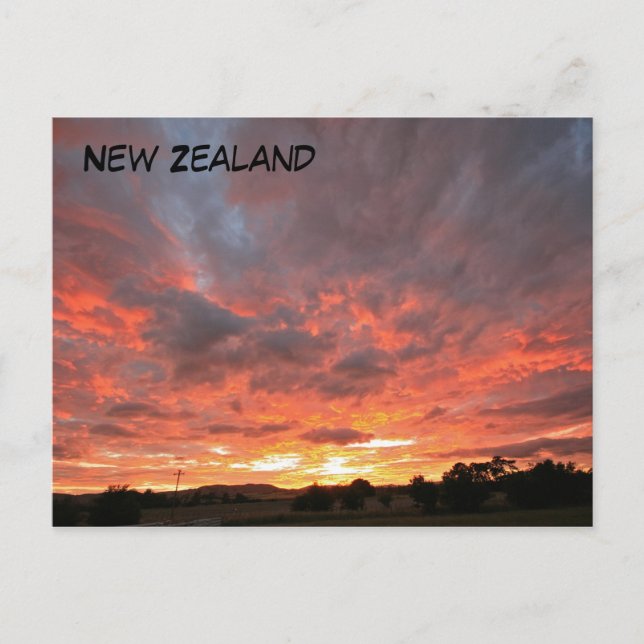 Montag Sunrise Postkarte (Vorderseite)