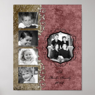 Montage der 8"x10" 5-Slot-Familie Poster